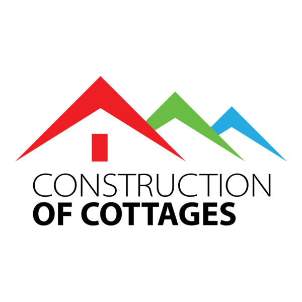 Construction of Cottages Logo PNG Vector
