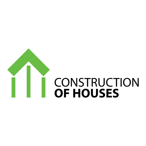 Construction of Houses Logo PNG Vector