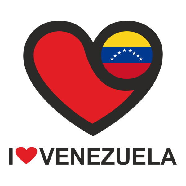 Corazón Venezuela Logo PNG Vector
