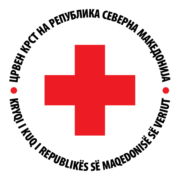 Crven krst na Republika Severna Makedonija Logo PNG Vector