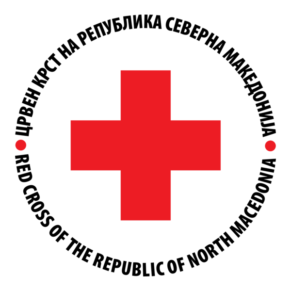 Crven krst na Republika Severna Makedonija Logo PNG Vector
