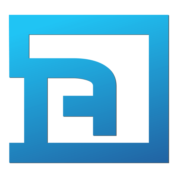 D & A Letter Logo PNG Vector