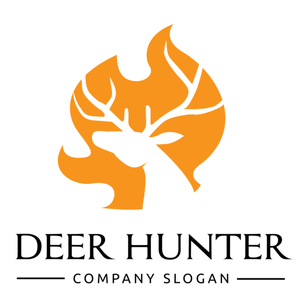 Deer Hunter Logo PNG Vector
