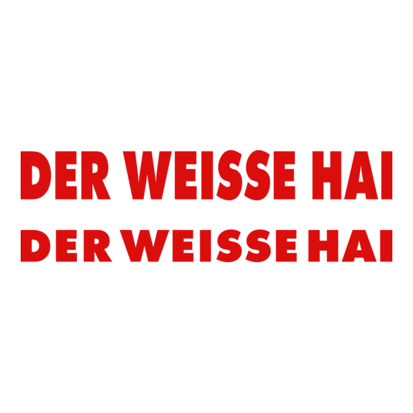 Der Weisse Hai Logo PNG Vector