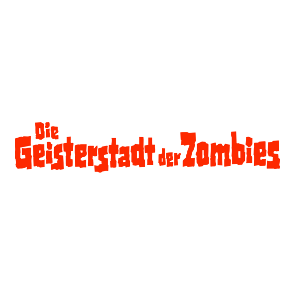Die Geisterstadt der Zombies Logo PNG Vector