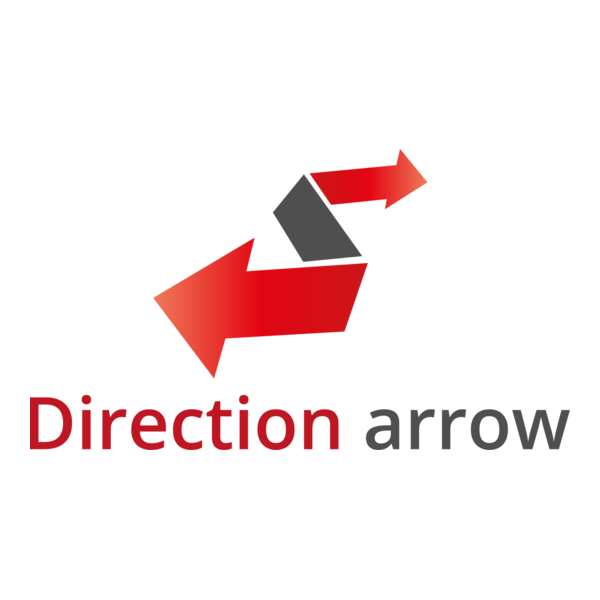 Direction Arrow Logo PNG Vector