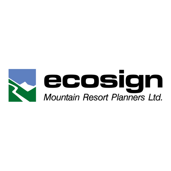 Ecosign Mountain Resort Planners Logo PNG Vector