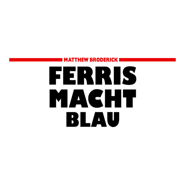 Ferris macht blau Logo PNG Vector