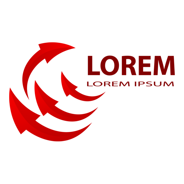 Financial red arrows Logo PNG Vector