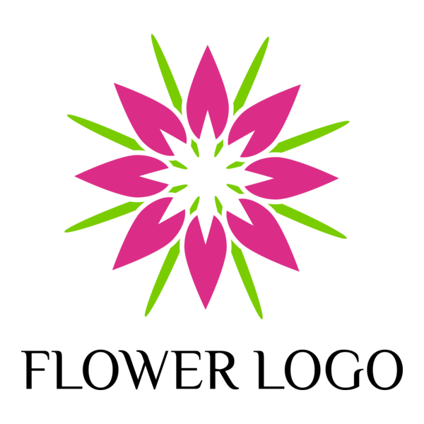 Flower Logo PNG Vector