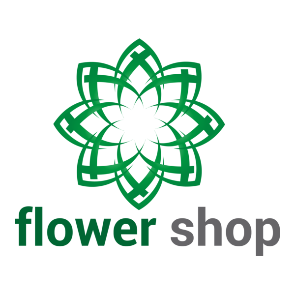 Flower Shop Logo PNG Vector