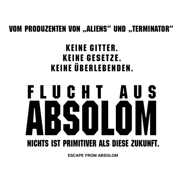 Flucht aus Absolom Logo PNG Vector