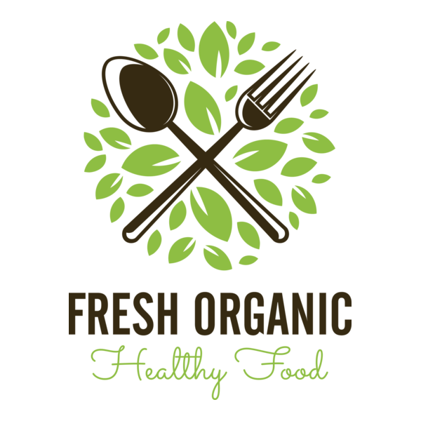 Fresh Organic Logo PNG Vector
