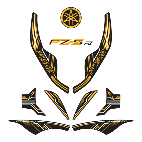 Fz-S F1 Original Kit Desing Logo PNG Vector