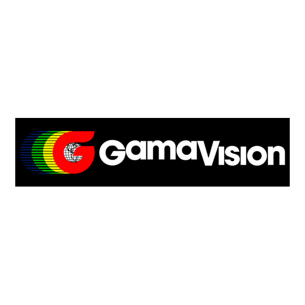 Gamavision primer fondo negro horizontal Logo PNG Vector