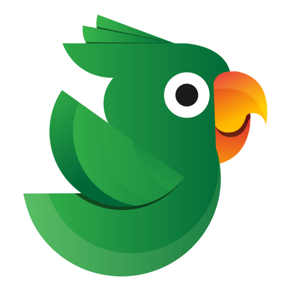 Green Bird Logo PNG Vector