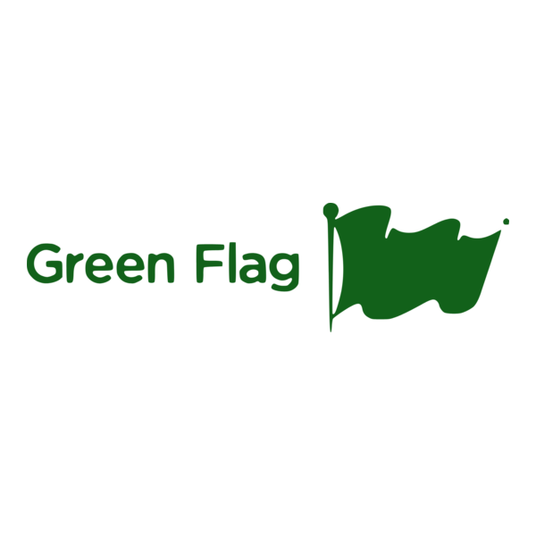 Green Flag Logo PNG Vector