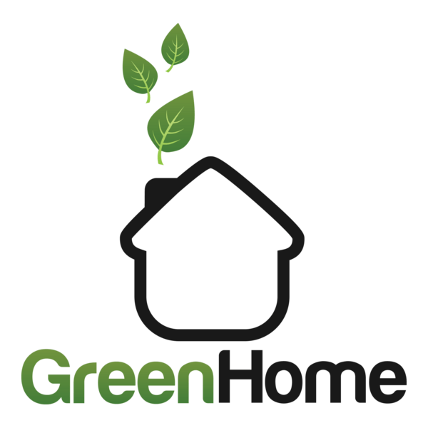 Green Home Logo PNG Vector