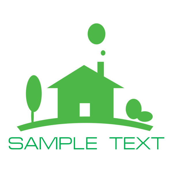 Green House Logo PNG Vector