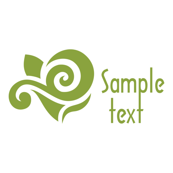 Green Shape Logo PNG Vector