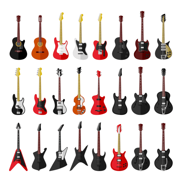 Guitarra Logo PNG Vector