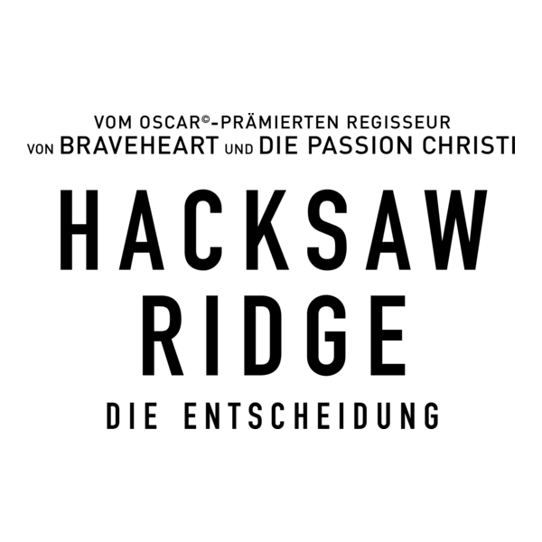 Hacksaw Ridge – Die Entscheidung Logo PNG Vector
