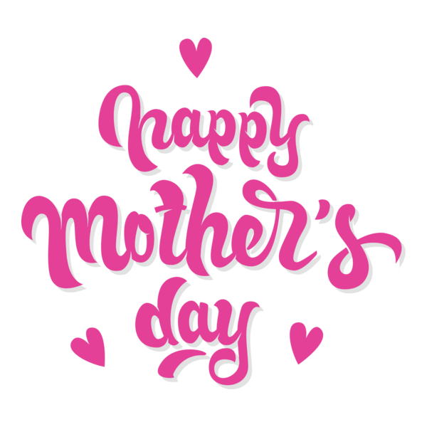 Happy Mother's Day Logo PNG Vector