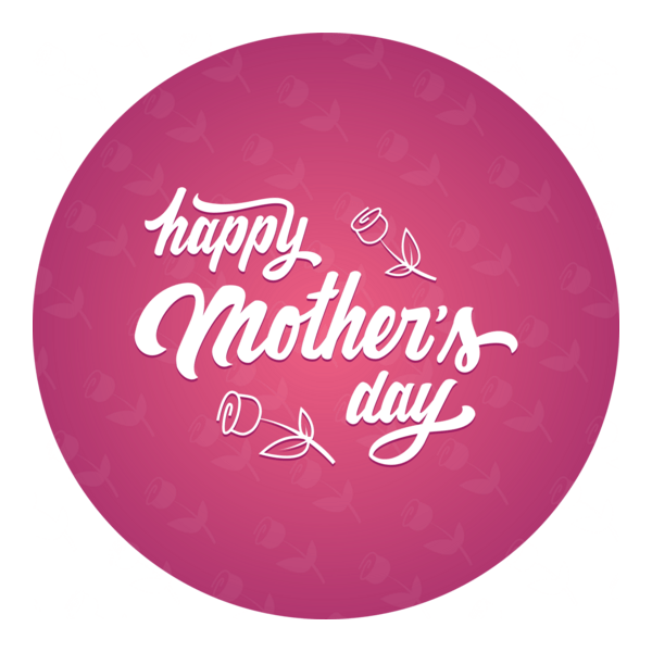 Happy Mother's Day Logo PNG Vector