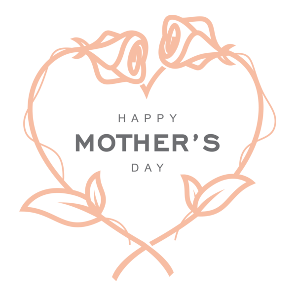 Happy Mother's Day Logo PNG Vector