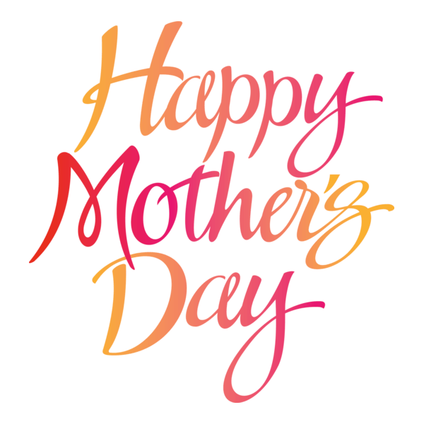 Happy Mother's Day Logo PNG Vector