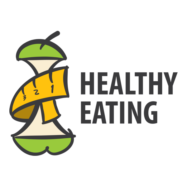 Healthy Eating Apple Logo PNG Vector