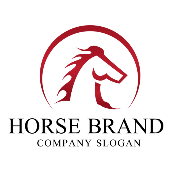 Horse Brand Logo PNG Vector