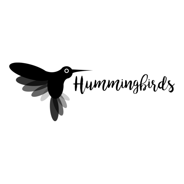 Humming Black Bird Logo PNG Vector