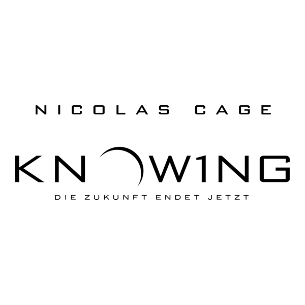 Knowing – Die Zukunft endet jetzt Logo PNG Vector