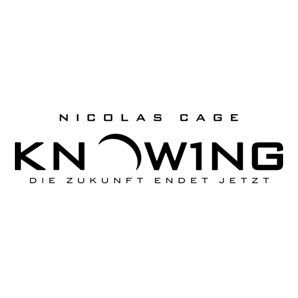 Knowing – Die Zukunft endet jetzt Logo PNG Vector