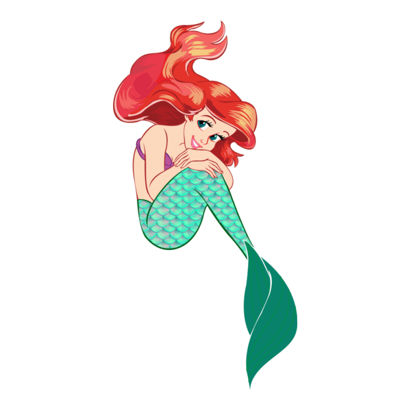 Little Mermaid Logo PNG Vector