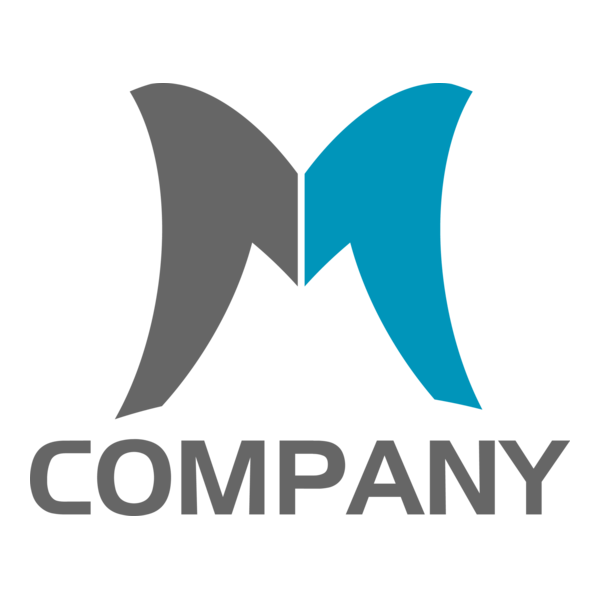 M Letter Company Logo PNG Vector