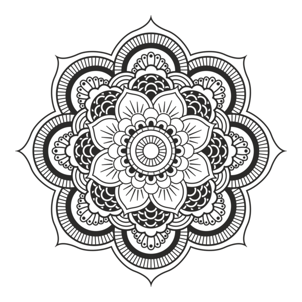 Mandala Logo PNG Vector