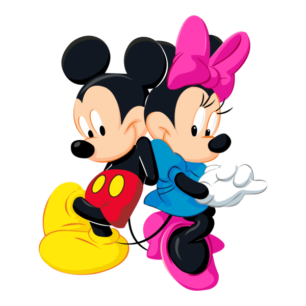 Mickey & Minnie Mouse Logo PNG Vector