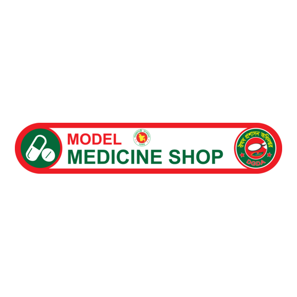 model medicine shop Logo PNG Vector