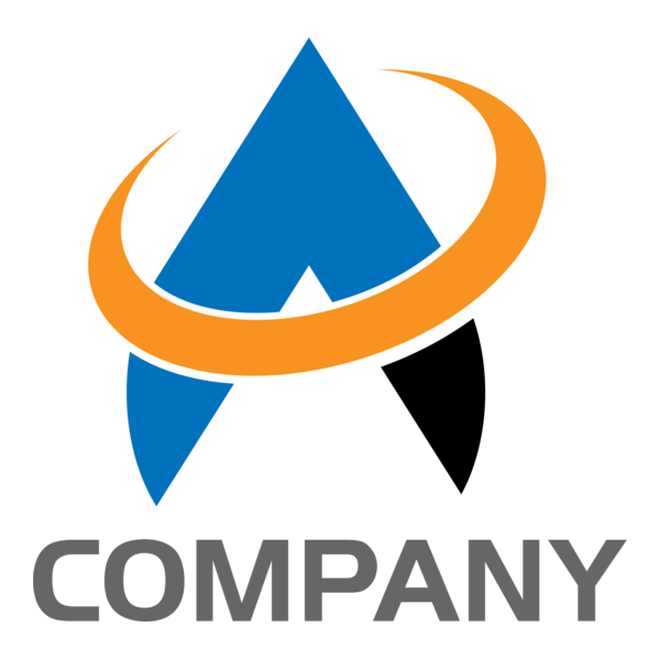 Modern Letter A Logo PNG Vector