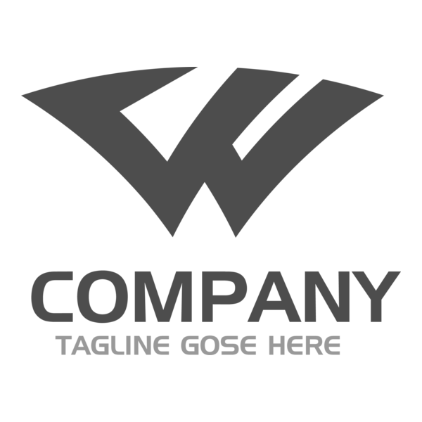 Modern Letter W Logo PNG Vector