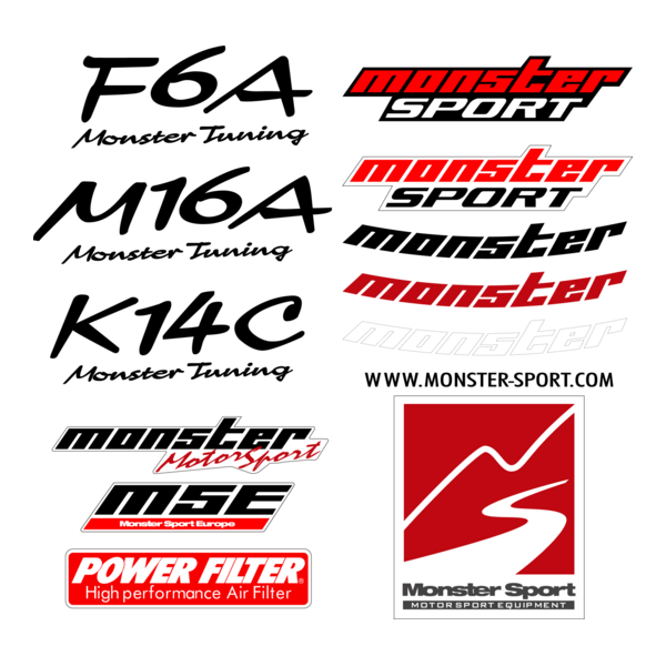 MONSTER SPORT KIT DECALS Logo PNG Vector