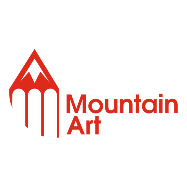 Mountain Art Logo PNG Vector