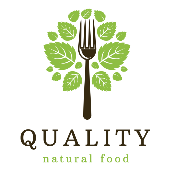 Natural Food Logo PNG Vector