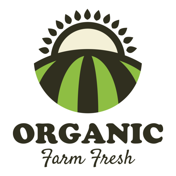 Organic Food Logo PNG Vector
