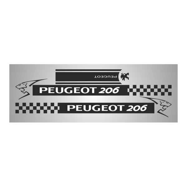 peugeot 206 kuşak Logo PNG Vector