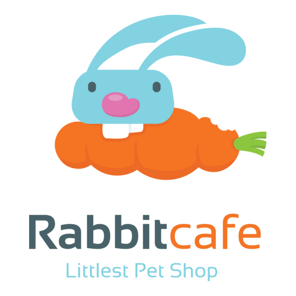 Rabbit Cafe Logo PNG Vector