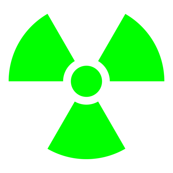 Radioactivity Symbol / Radioactive Symbol Logo PNG Vector