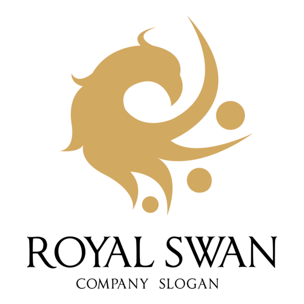 Royal Swan Logo PNG Vector